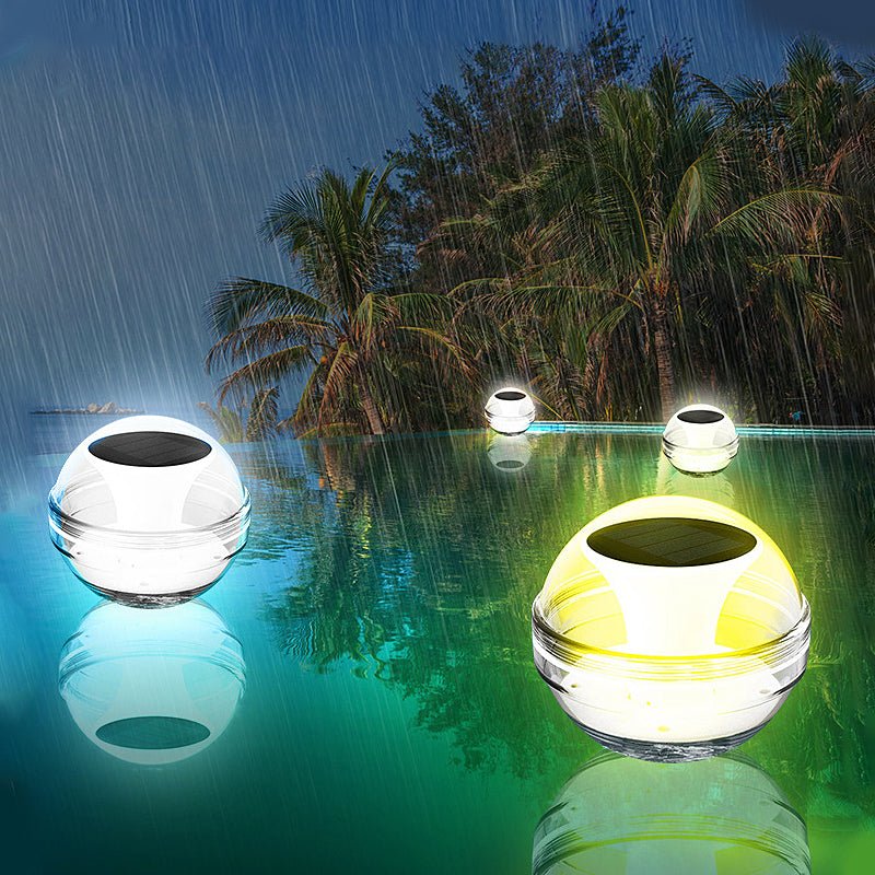RGB Dimmable Solar Floating Pool Lights - Colorful LED Night Décor