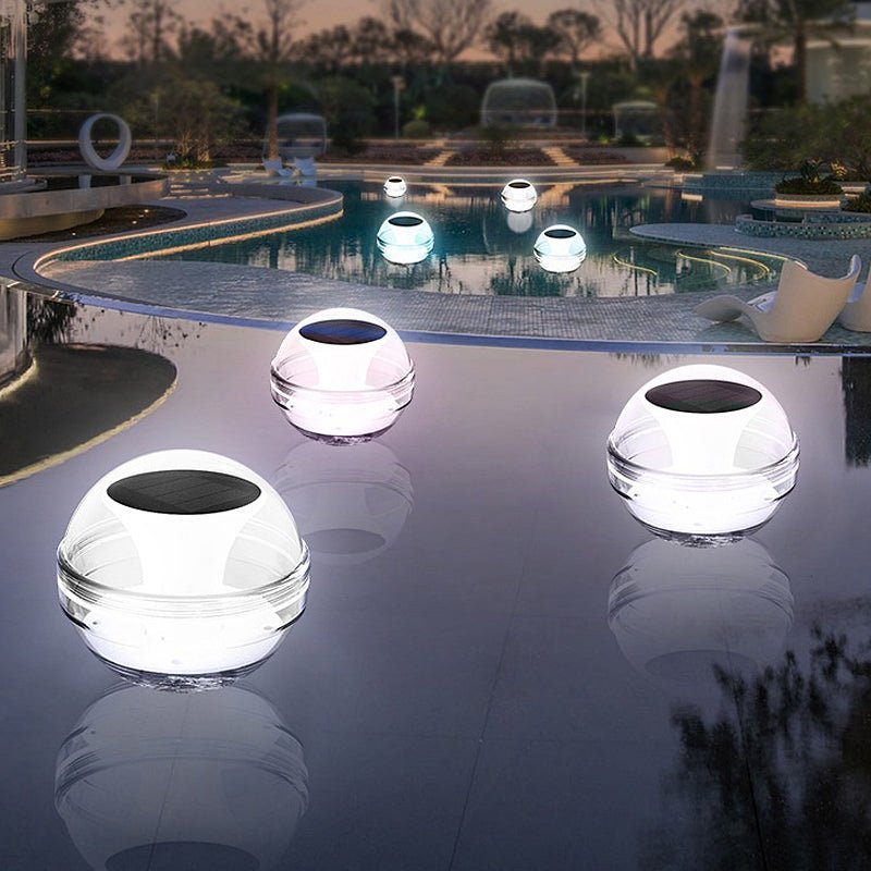 RGB Dimmable Solar Floating Pool Lights - Colorful LED Night Décor
