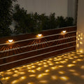 Modern Waterproof Solar LED Wall Lights for Outdoor Garden Fencing