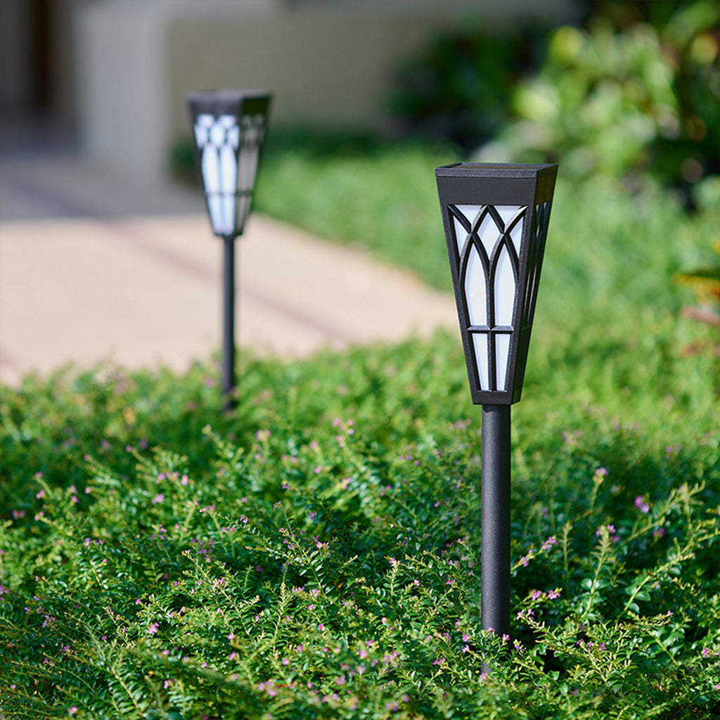 Elegant Waterproof Solar LED Light Post for Outdoor Garden Pathways