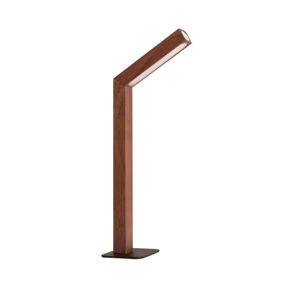 Scandinavian Dual Magnetic Wooden LED Touch-Control Desk Lamp for Home Office