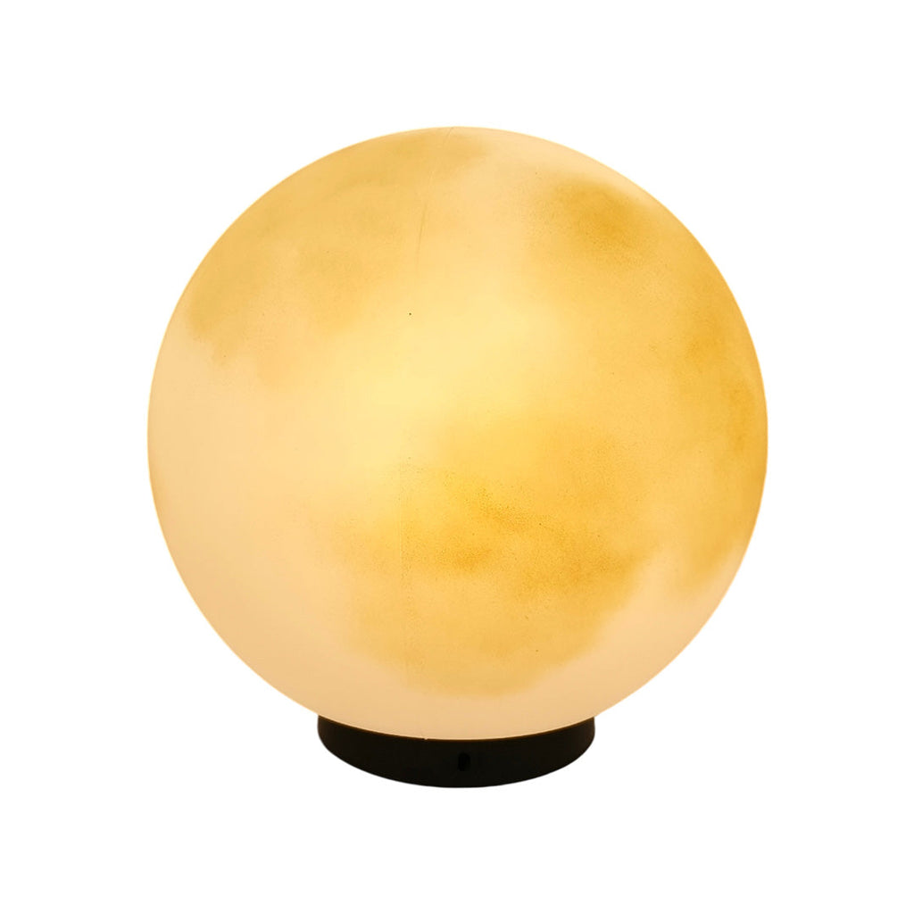 Modern Waterproof LED Moon Pillar Resin Lamp for Outdoor Garden Decor