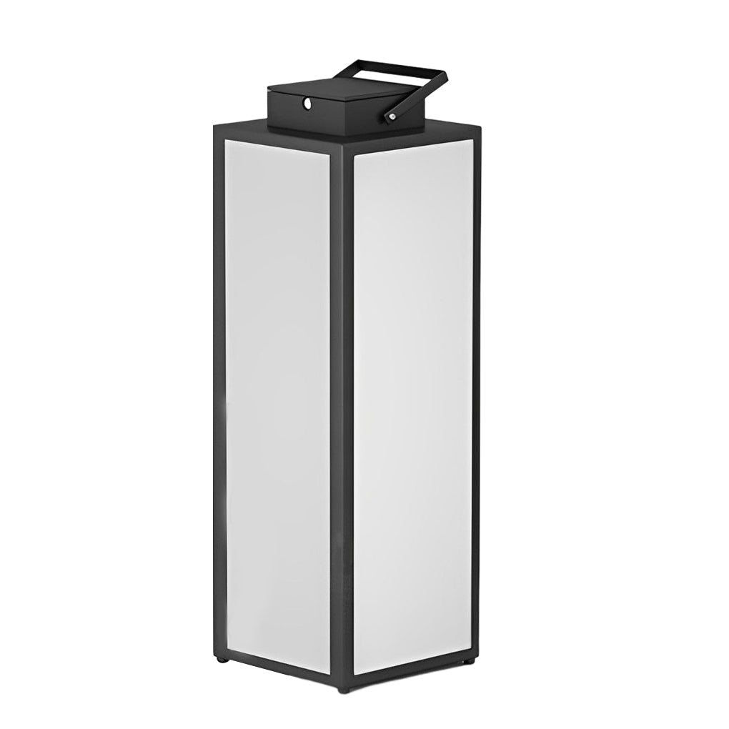 Stylish Waterproof Square Handheld LED Lantern for Outdoor Lawn Use