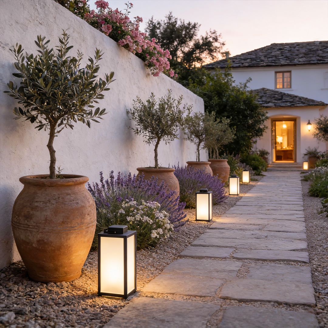 Stylish Waterproof Square Handheld LED Lantern for Outdoor Lawn Use