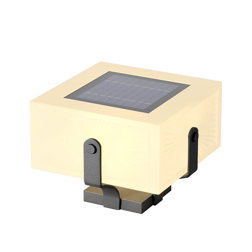 Square Waterproof LED Brick Pillar Lights for Garden Patio Pathway