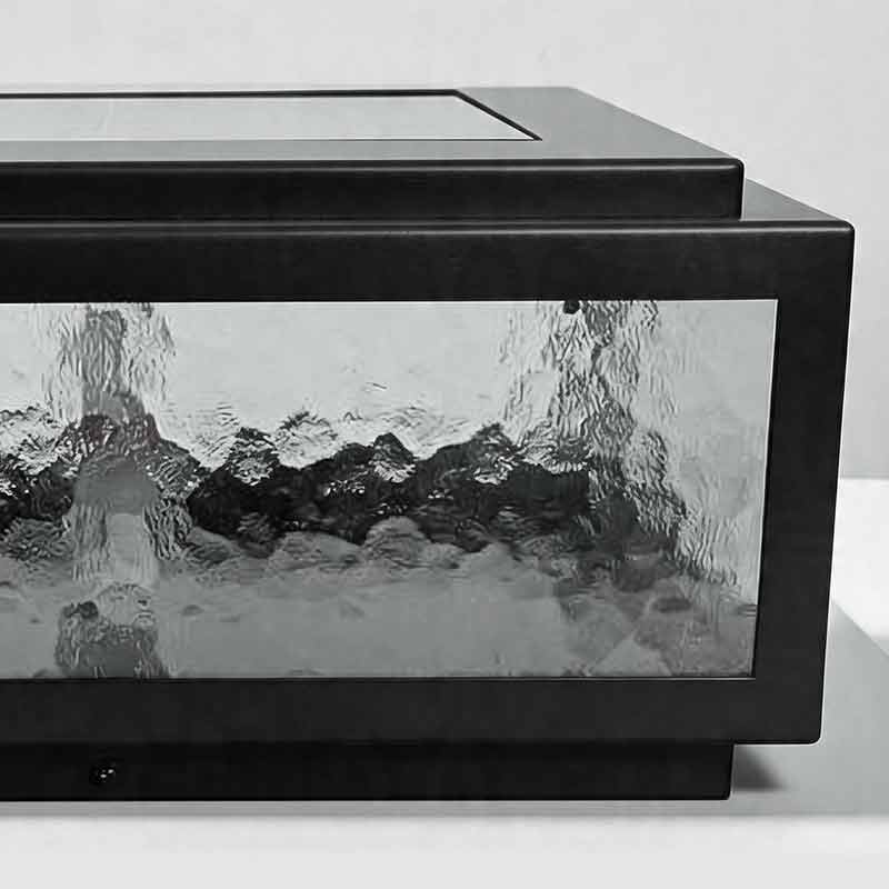 Modern Square LED Waterproof Outdoor Pillar Light for Patios & Gardens