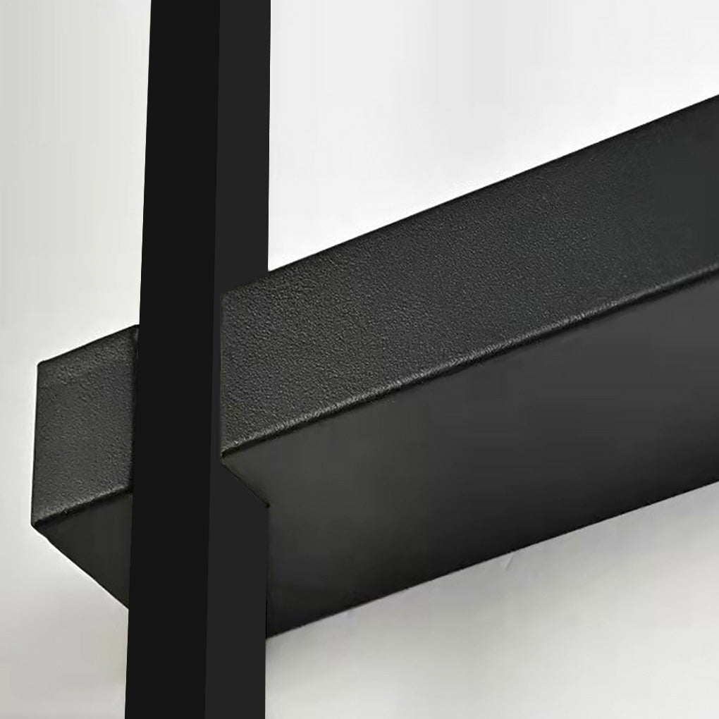 Black Waterproof Linear LED Wall Light Fixture for Modern Decor