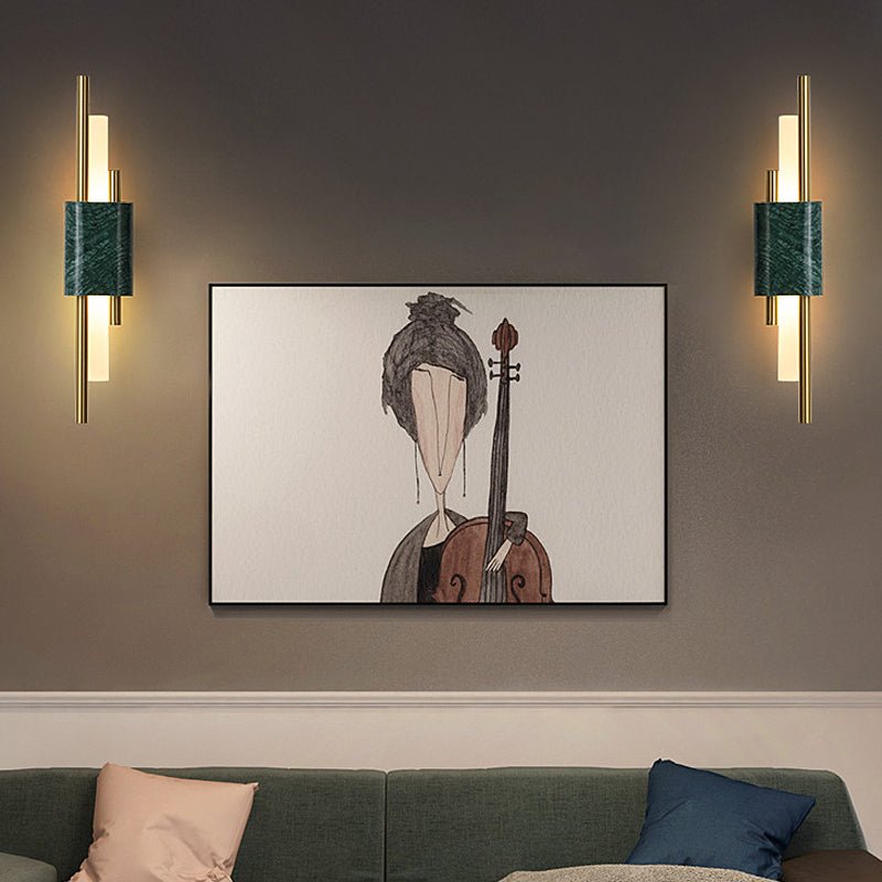 Postmodern Colorful LED Wall Light Fixture for Stylish Living Room Decor