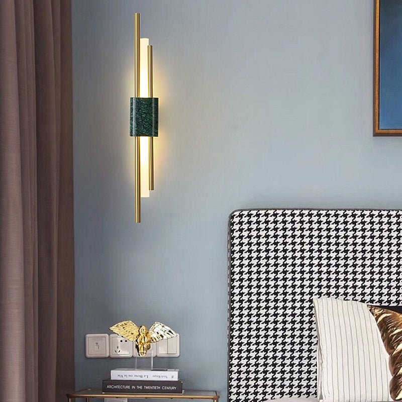 Postmodern Colorful LED Wall Light Fixture for Stylish Living Room Decor