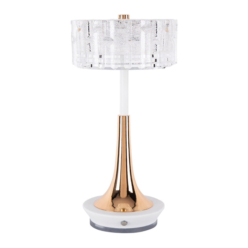Portable Cordless Mushroom LED Table Lamp in Warm White for Modern Decor