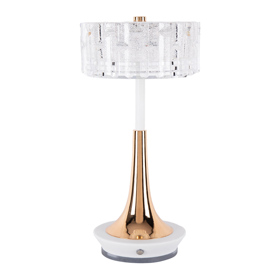 Portable Cordless Mushroom LED Table Lamp in Warm White for Modern Decor