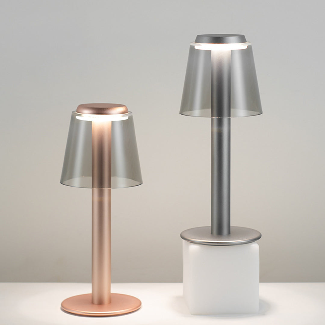 Modern Minimalist USB Adjustable Table Lamp in Sleek Black Metal for Desk