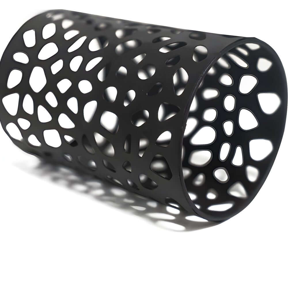Sleek Black Solar Garden Stake Light with Flamed SMD LEDs - 22.4” Tall
