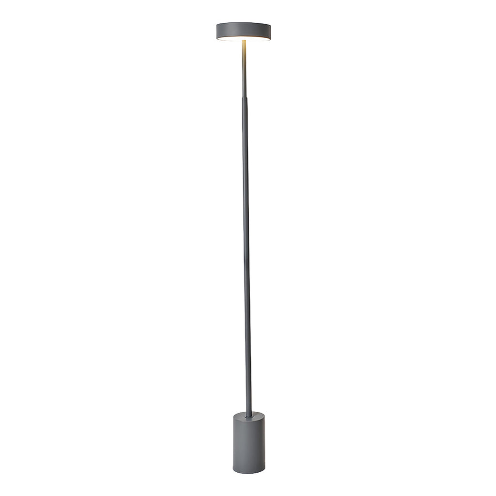 Chic Dimmable Petite Modern Floor Lamp in Black for Living Room Reading