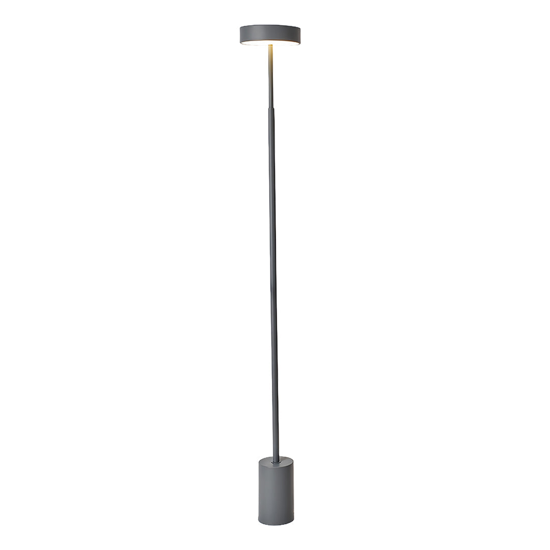 Chic Dimmable Petite Modern Floor Lamp in Black for Living Room Reading