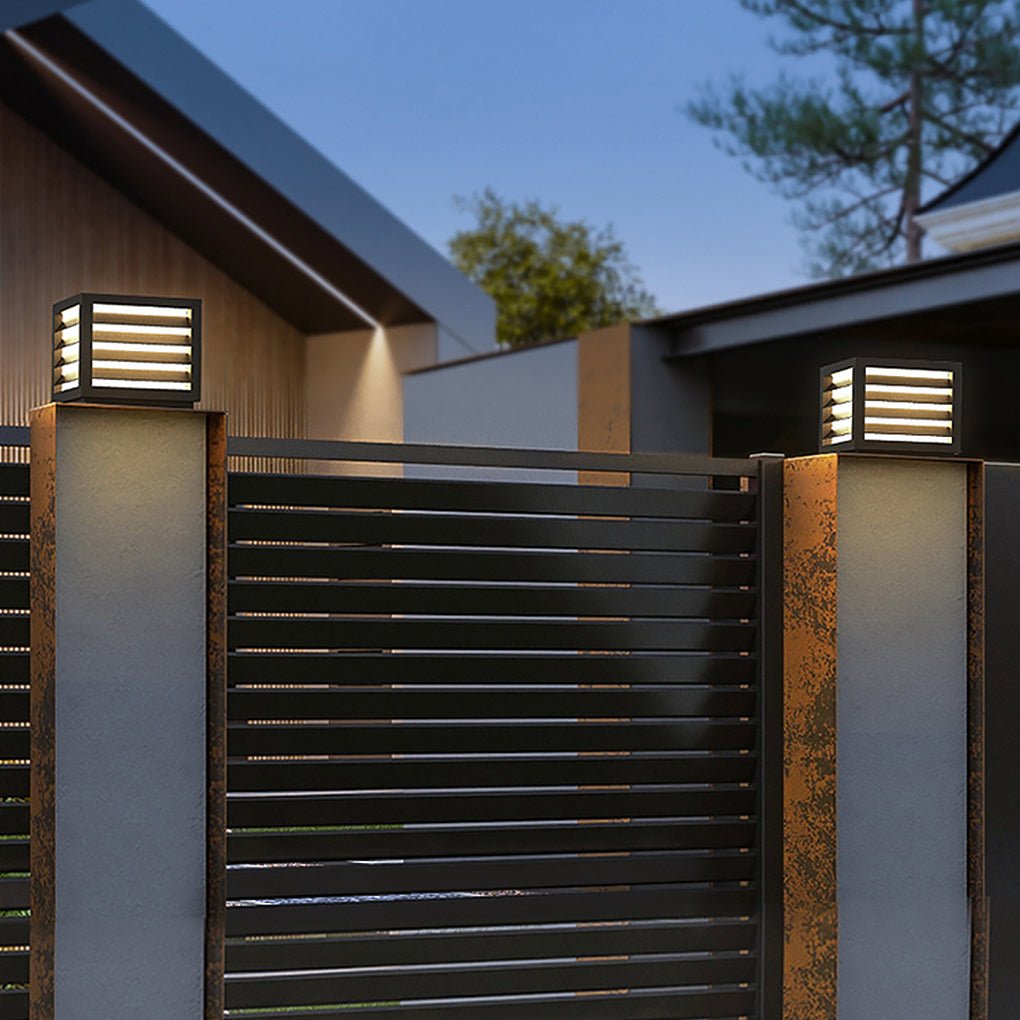 Elegant Waterproof LED Outdoor Pillar Light for Garden Patio Decor