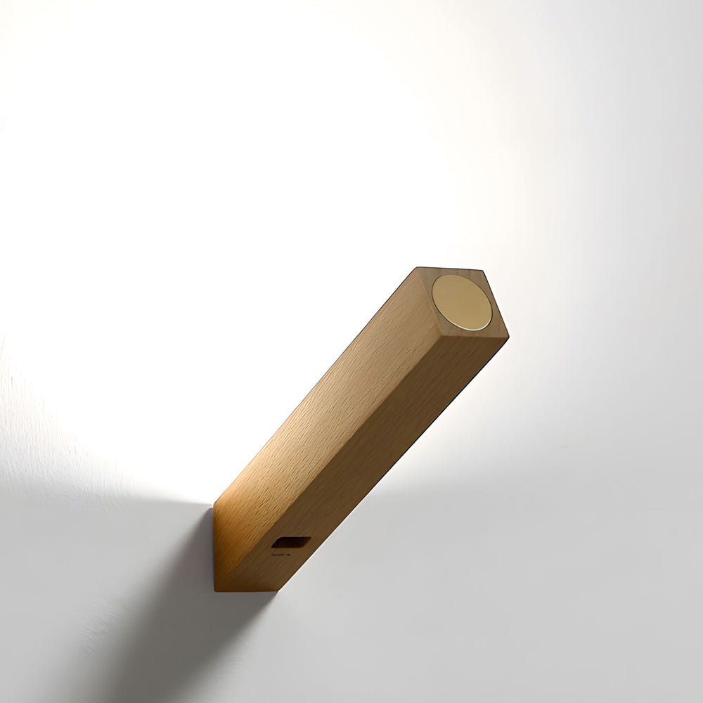 Nordic Style Dual Magnetic Wooden Touch-Controlled LED Desk Lamp