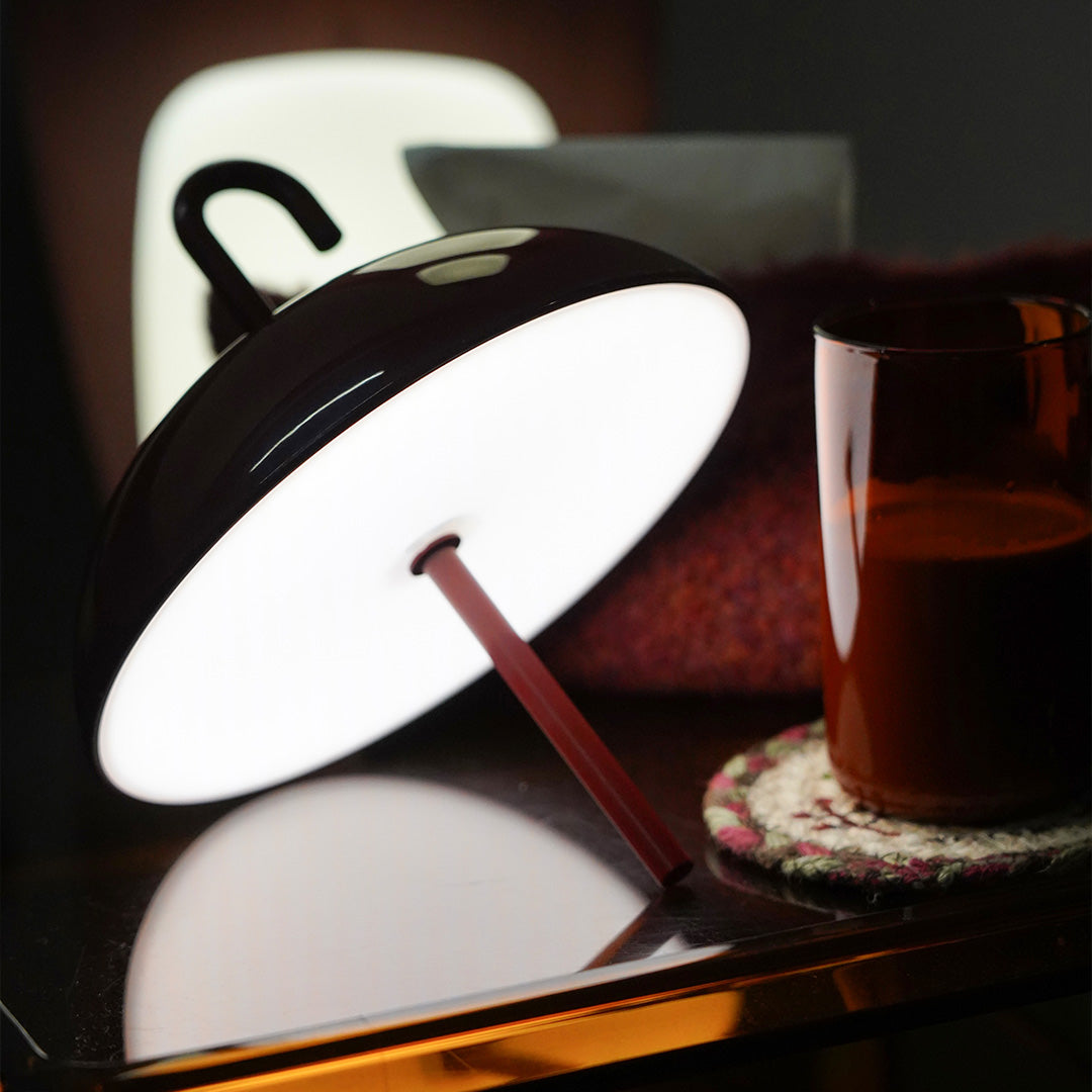 Portable Dimmable LED Touch Lamp - USB Rechargeable Umbrella Design for Home
