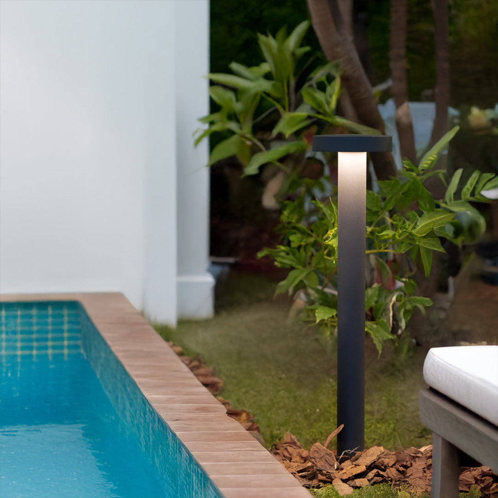 Waterproof LED Landscape Path Lights - Modern Stainless Steel Outdoor Lighting