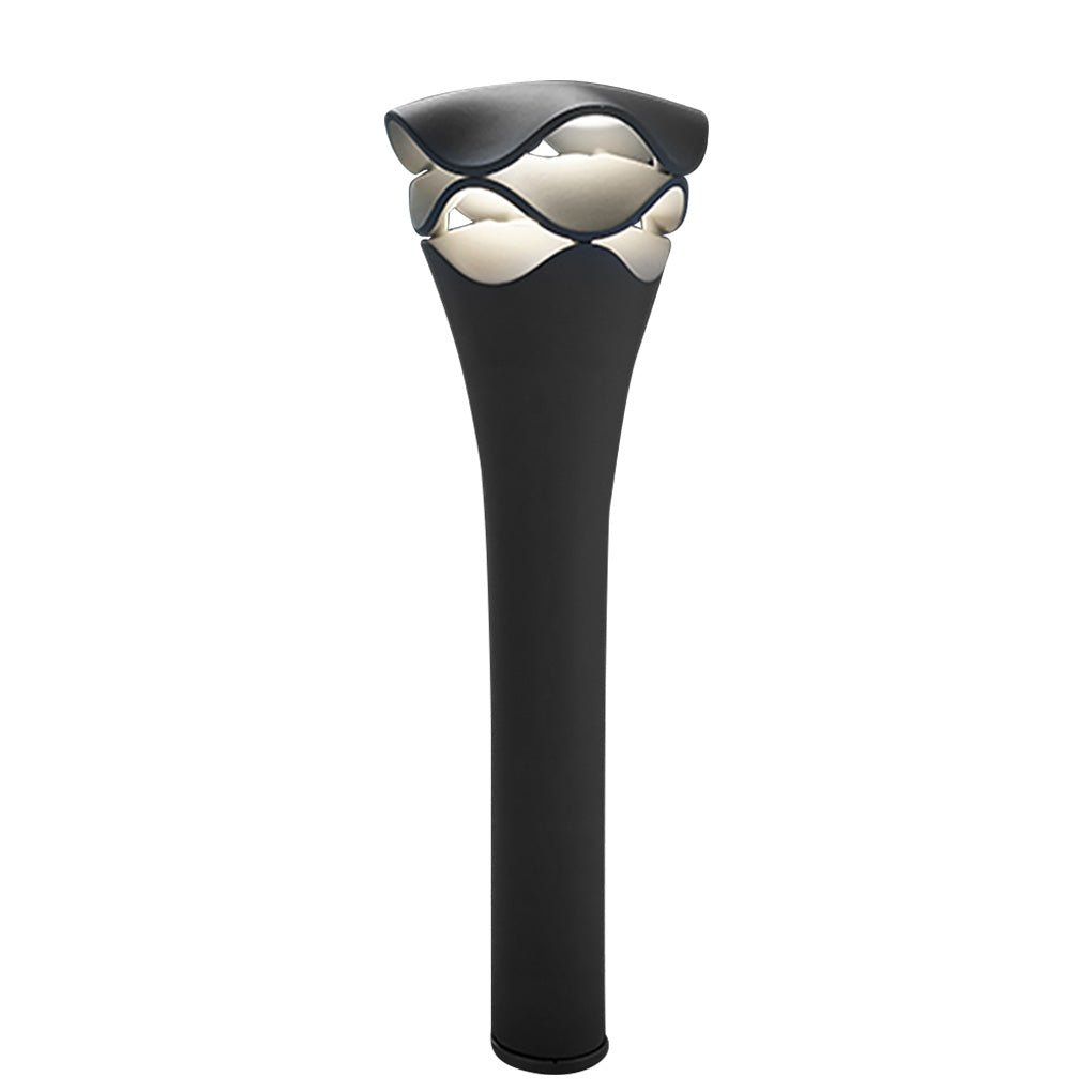 Modern Wave Design Waterproof Outdoor Path Light for Garden or Walkway