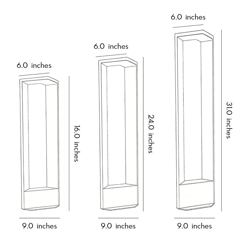 Sleek Black Aluminum 12W LED Pathway Light for Outdoor Landscape Use