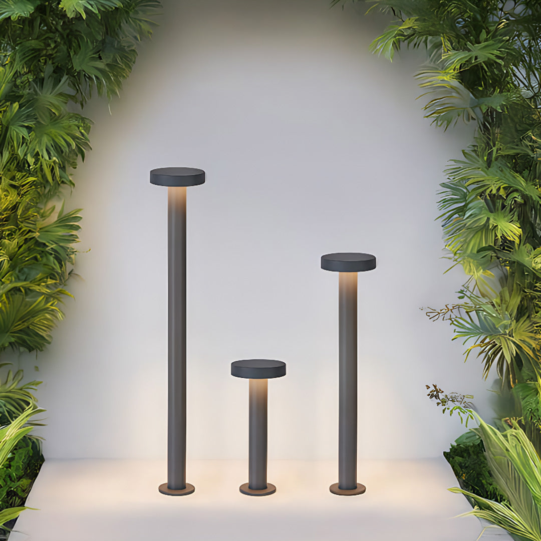 Waterproof LED Landscape Path Lights - Modern Stainless Steel Outdoor Lighting