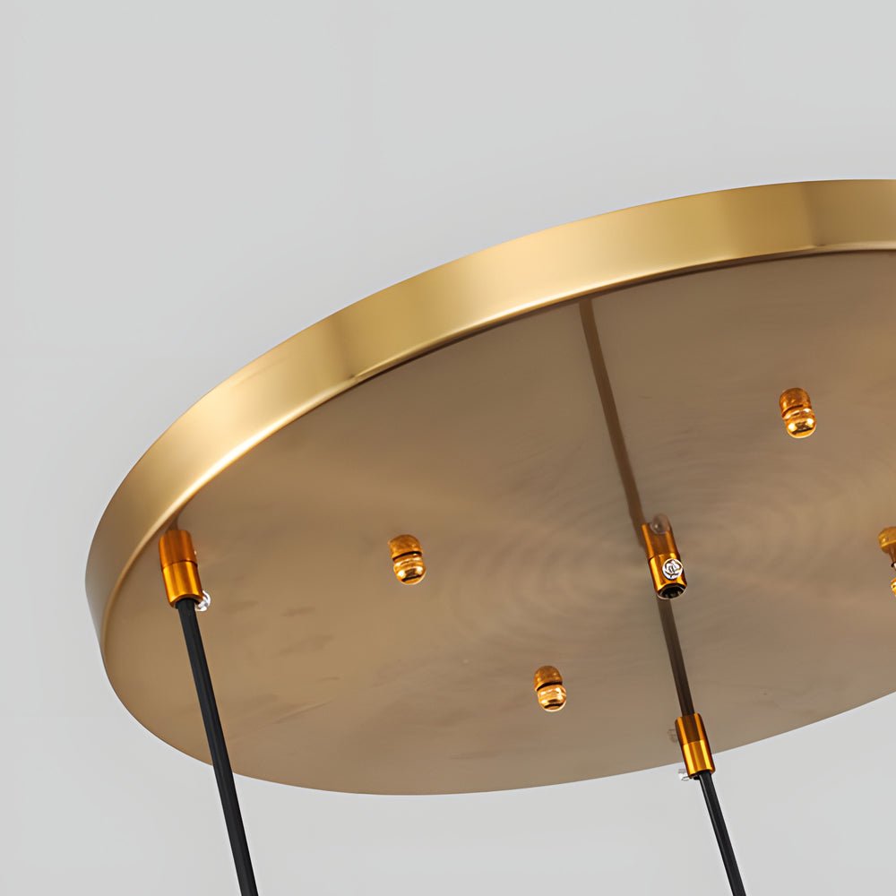 Nordic Clear Glass Globe Pendant Light Fixture for Modern Living Rooms