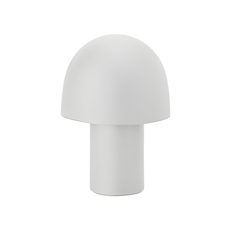 Frosted White Touch-Control Mushroom Ambient Table Lamp for Modern Interiors