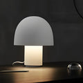 Frosted White Touch-Control Mushroom Ambient Table Lamp for Modern Interiors