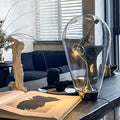 Industrial Touch-Dimming Glass Desk Lamp with Magnetic Control for Home Office