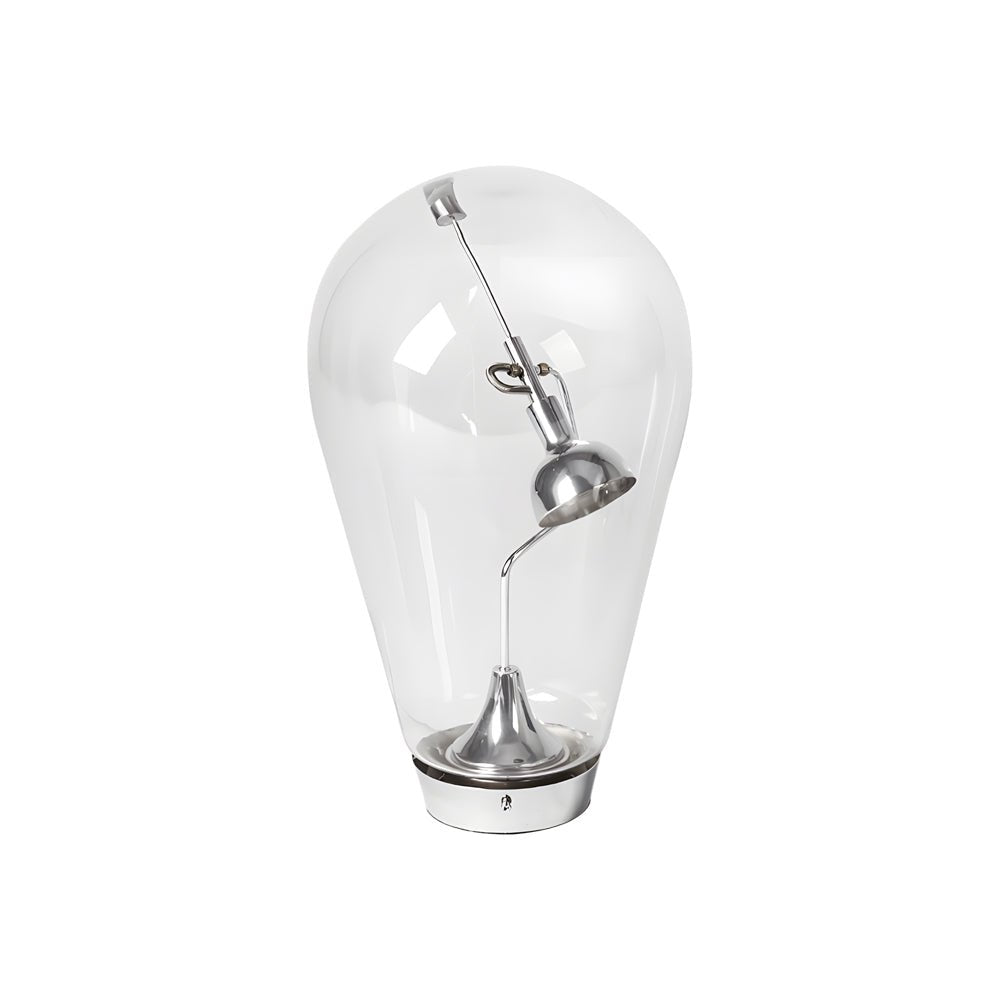 Industrial Touch-Dimming Glass Desk Lamp with Magnetic Control for Home Office