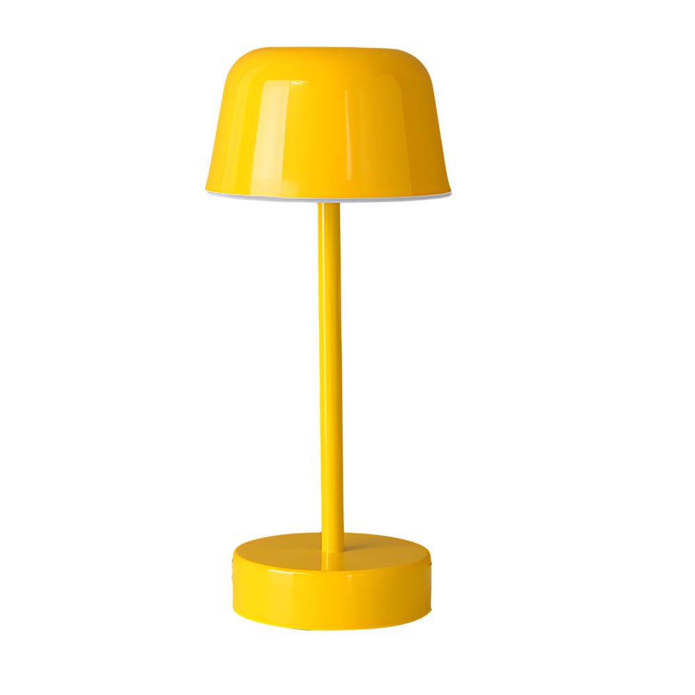 Adjustable Hat-Style Metal Finish Table Lamp for Modern Living Rooms