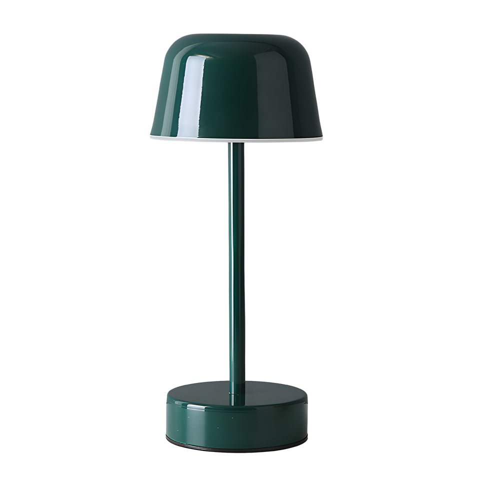 Adjustable Hat-Style Metal Finish Table Lamp for Modern Living Rooms