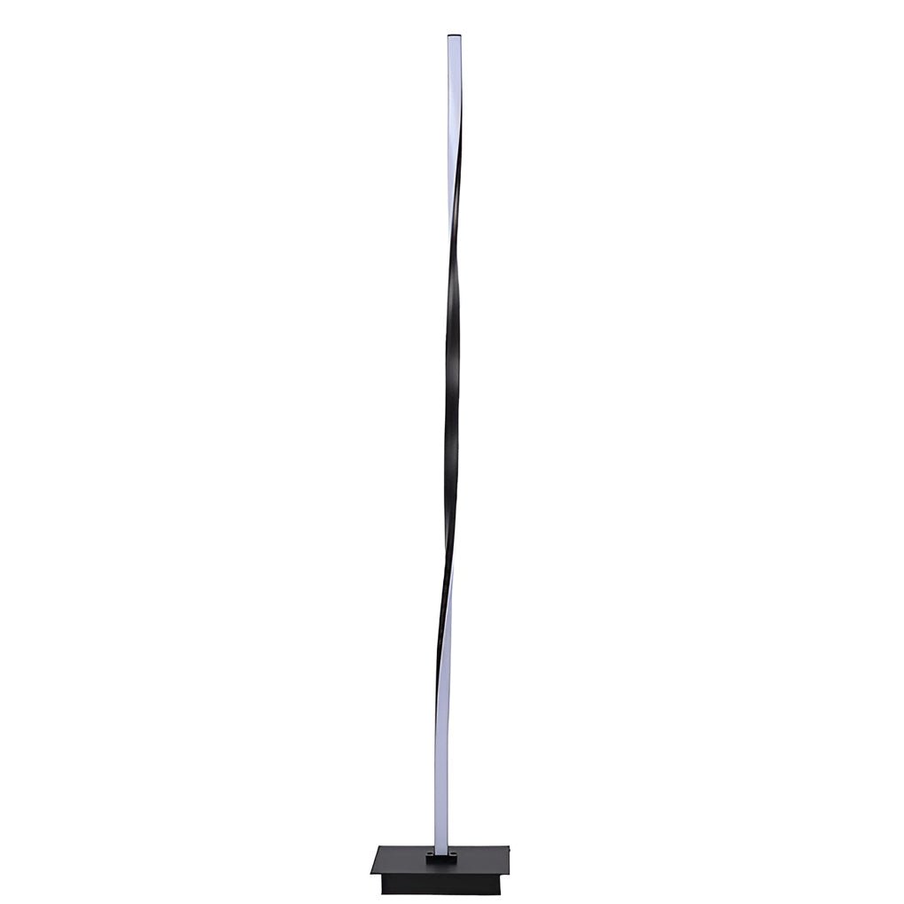 Modern White Twisted LED Floor Lamp for Living Room & Bedroom Decor