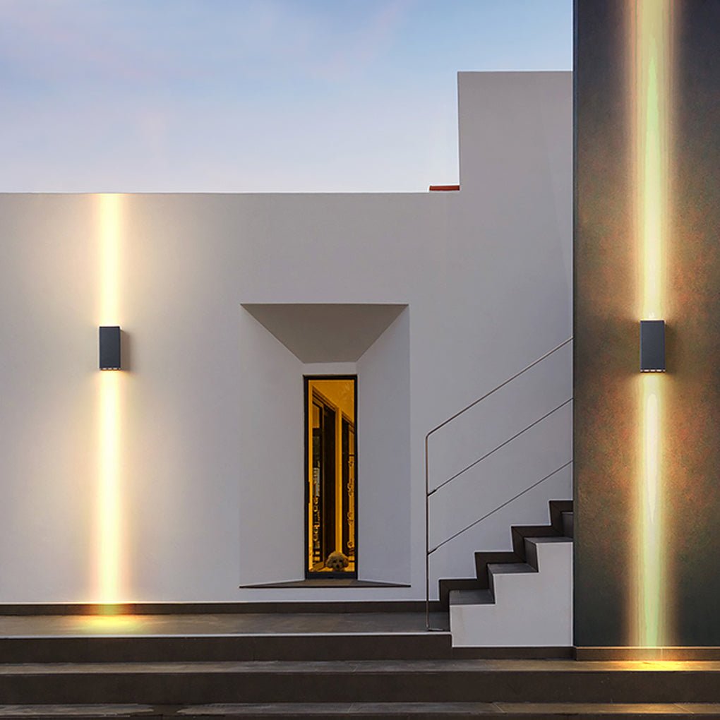 Modern Waterproof LED Wall Lights for Outdoor Courtyard Lighting