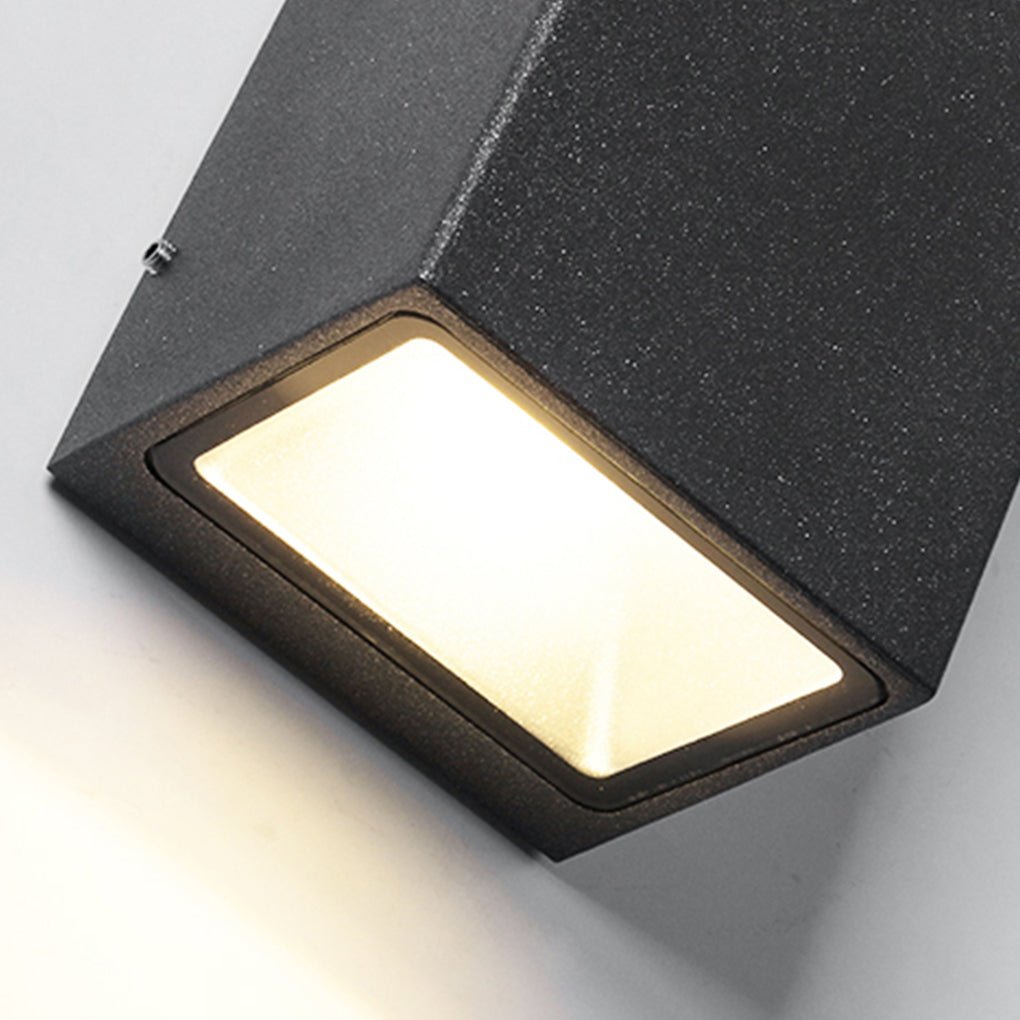 Modern Waterproof LED Wall Lights for Outdoor Courtyard Lighting