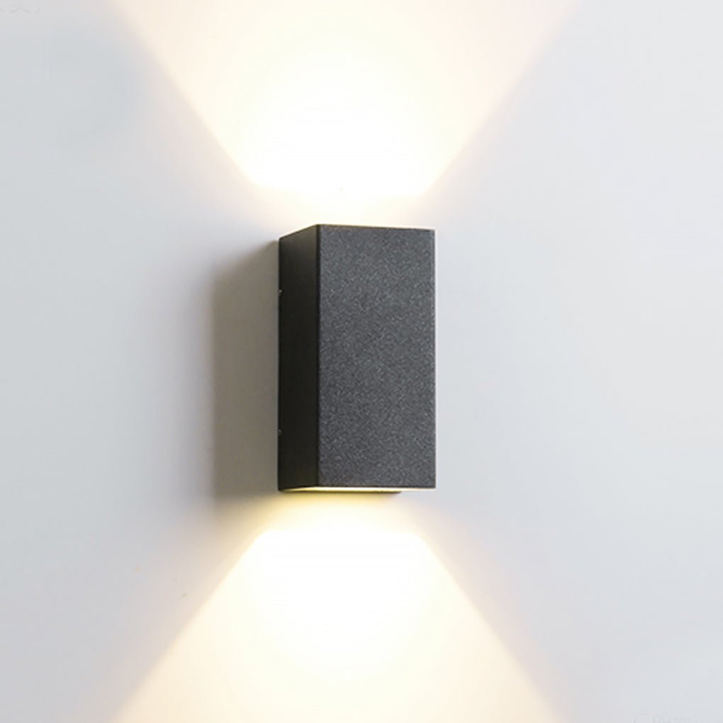 Modern Waterproof LED Wall Lights for Outdoor Courtyard Lighting