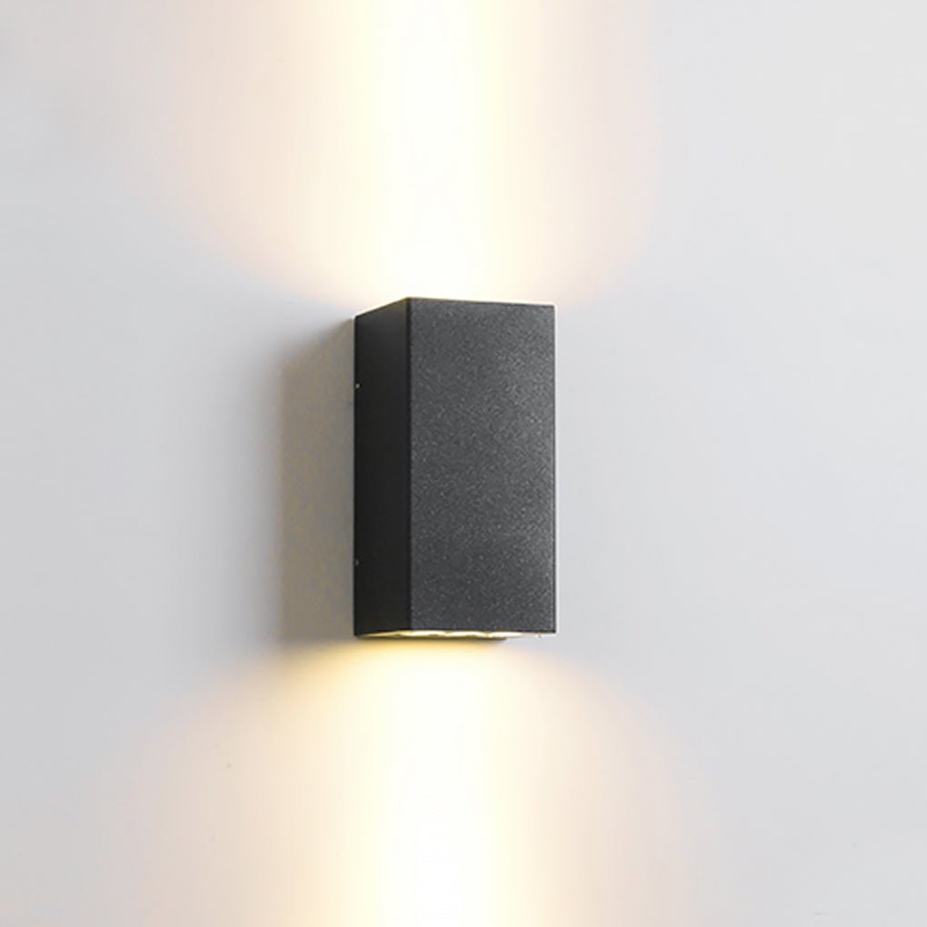 Modern Waterproof LED Wall Lights for Outdoor Courtyard Lighting