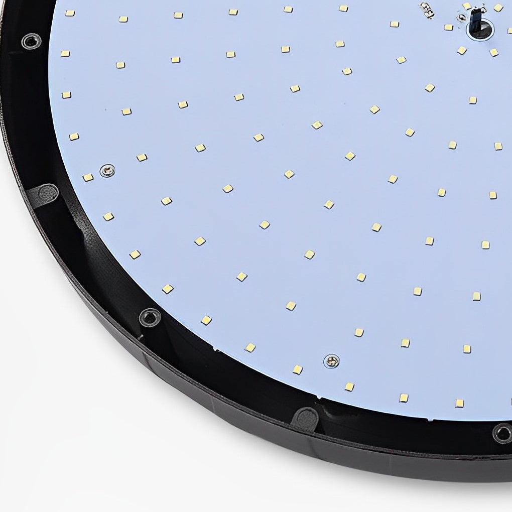 Modern Black LED Solar Street Light - Waterproof Outdoor Pole Lamp