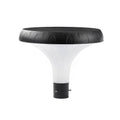 Modern Black LED Solar Street Light - Waterproof Outdoor Pole Lamp