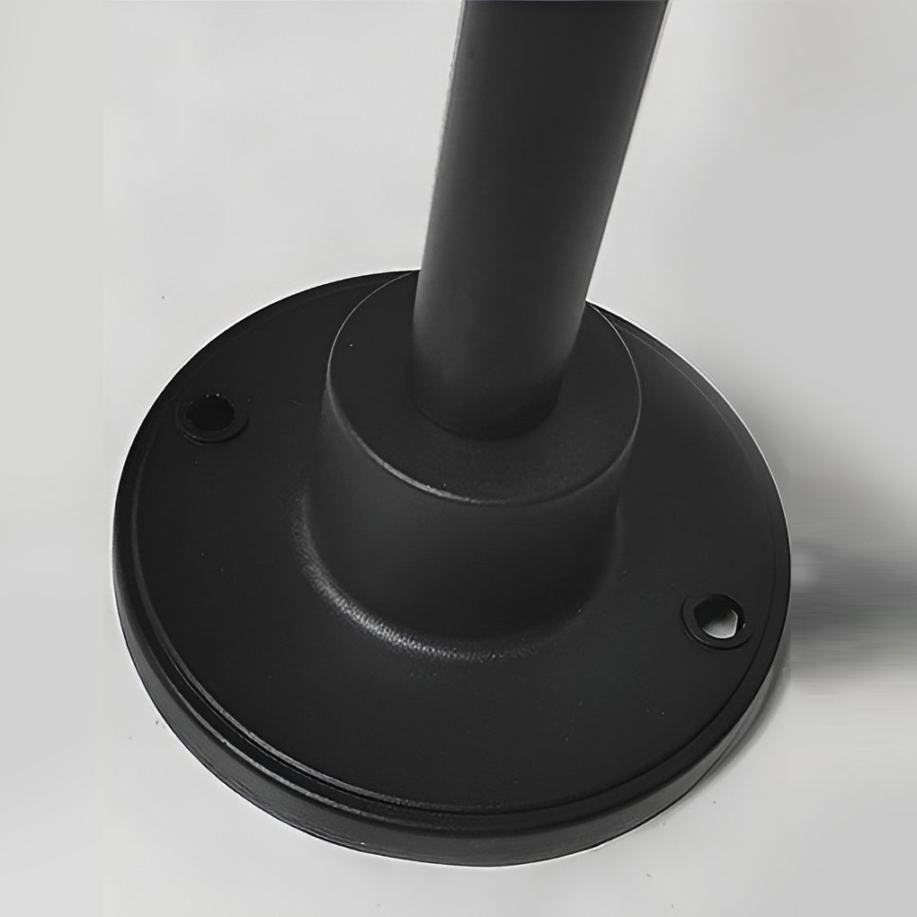 Modern Black Metal LED Pathway Umbrella Lamp for Outdoor Landscape Use