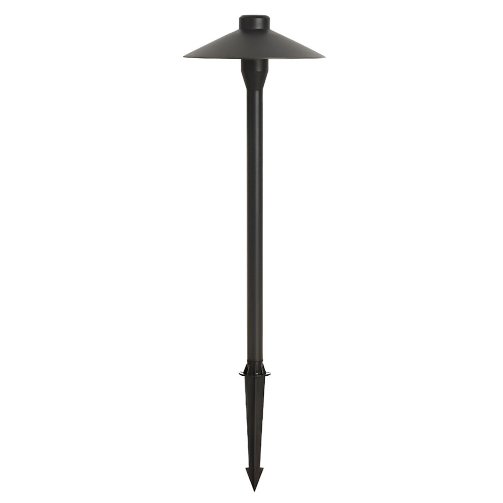 Modern Black Metal LED Pathway Umbrella Lamp for Outdoor Landscape Use