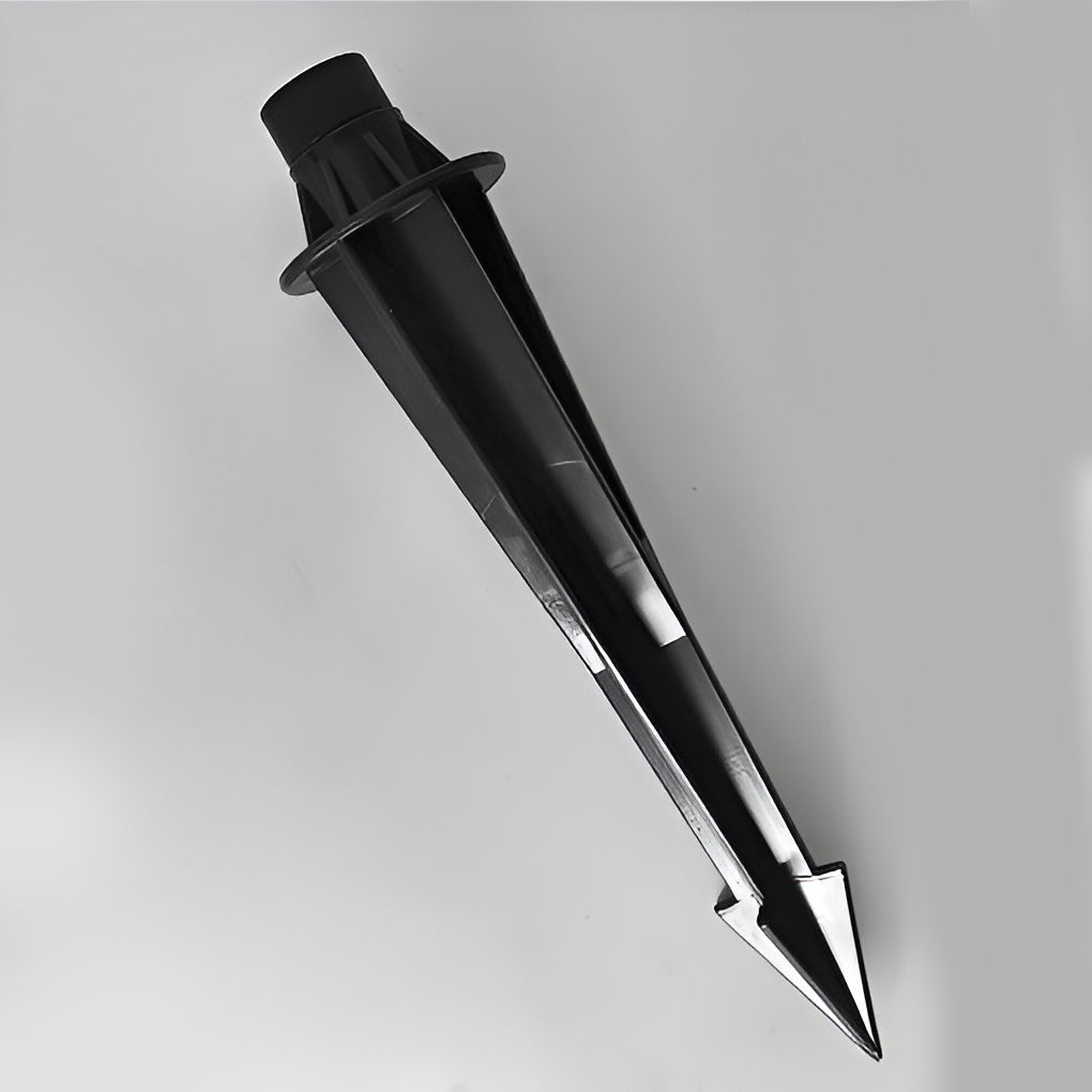 Modern Black Metal LED Pathway Umbrella Lamp for Outdoor Landscape Use