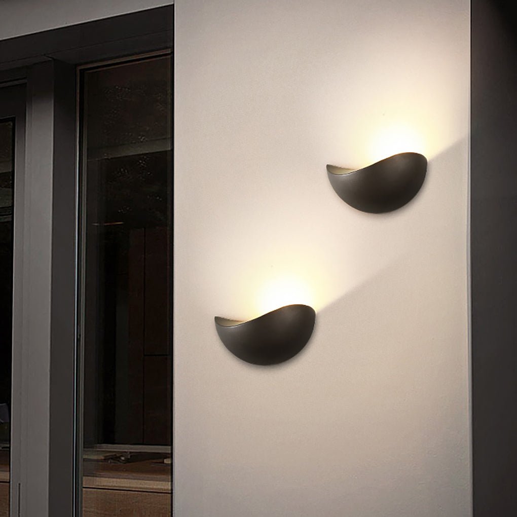Contemporary Black Minimalist LED Wall Sconces for Aisle & Staircase