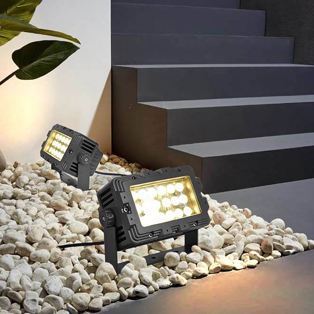 Modern Gray LED Tree Spotlight Landscape Lighting for Outdoor Spaces