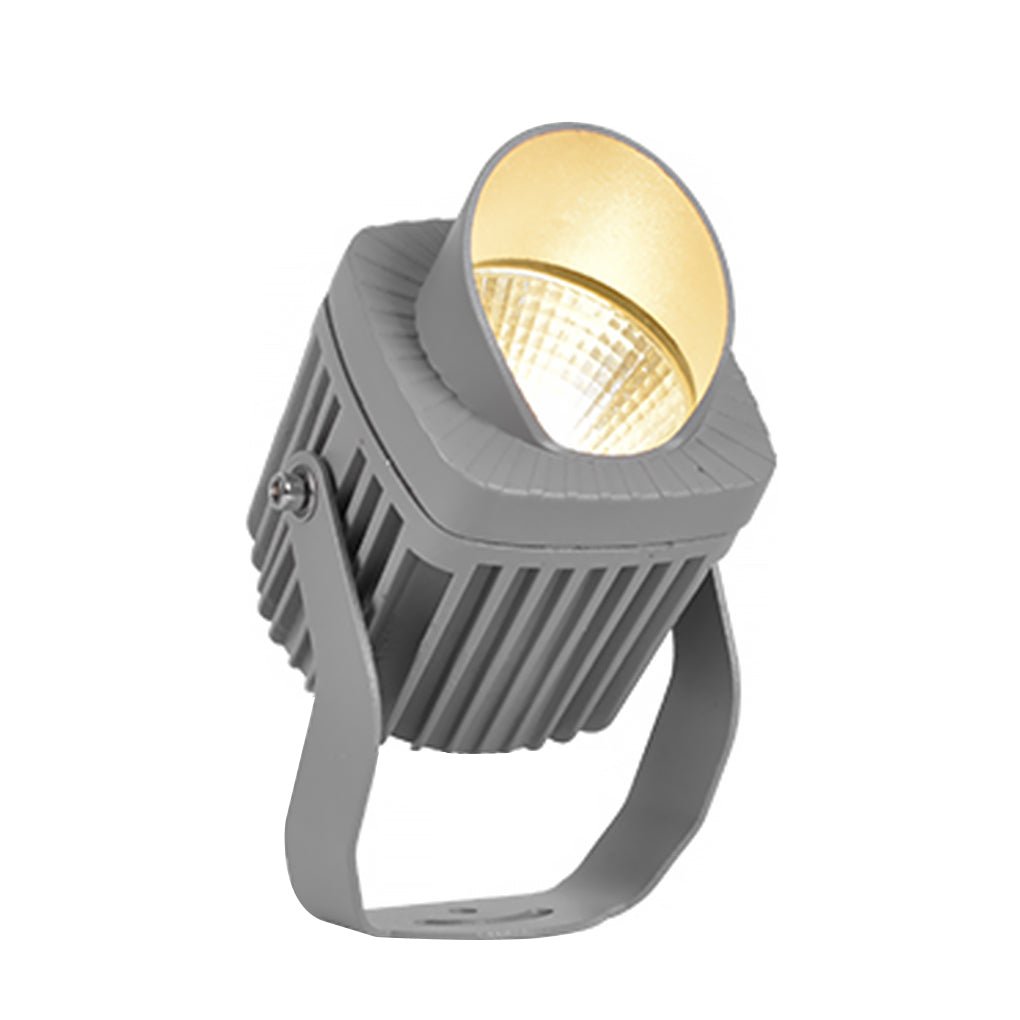 Modern Gray LED Tree Spotlight Landscape Lighting for Outdoor Spaces