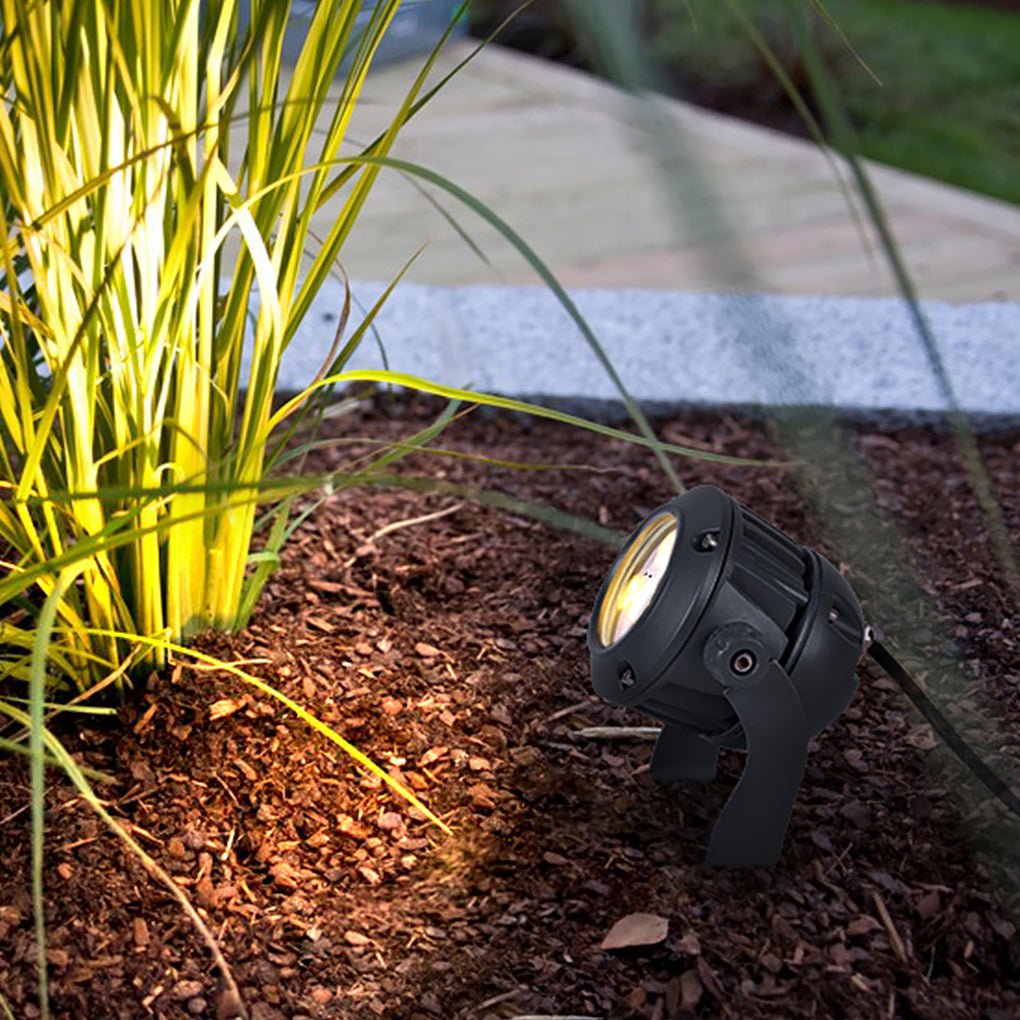 Modern Gray LED Tree Spotlight Landscape Lighting for Outdoor Spaces
