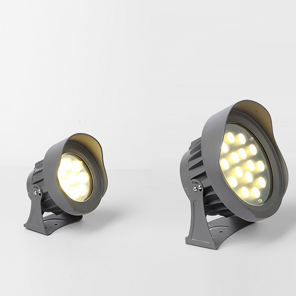 Modern Gray LED Tree Spotlight Landscape Lighting for Outdoor Spaces