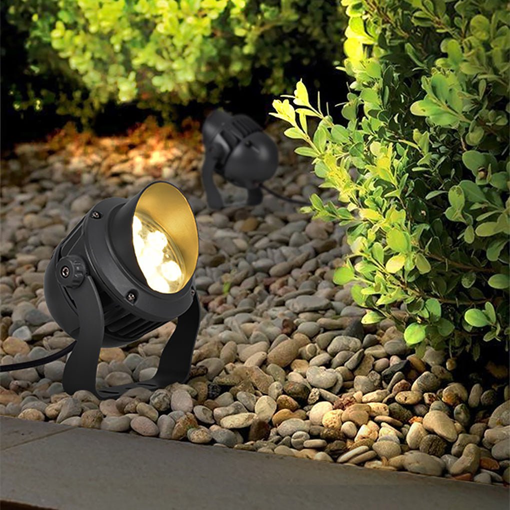 Modern Gray LED Tree Spotlight Landscape Lighting for Outdoor Spaces