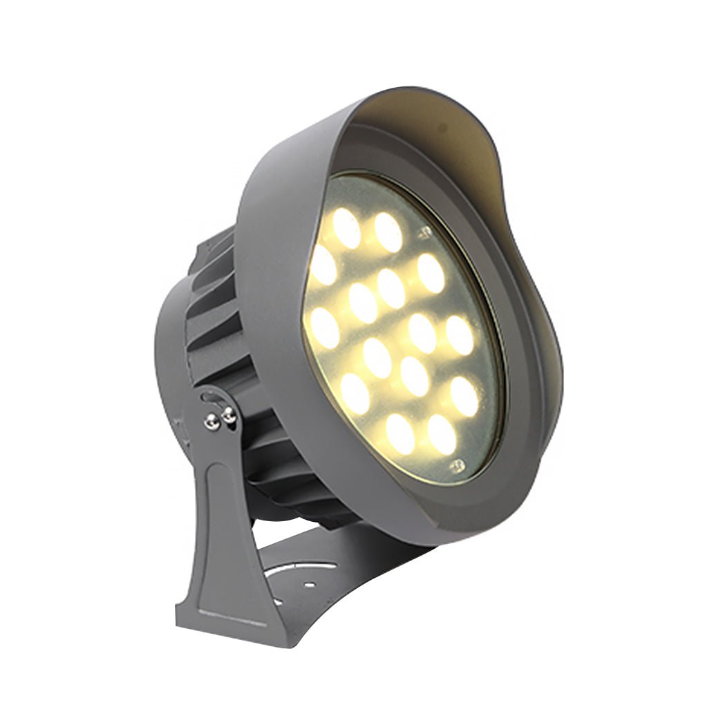 Modern Gray LED Tree Spotlight Landscape Lighting for Outdoor Spaces